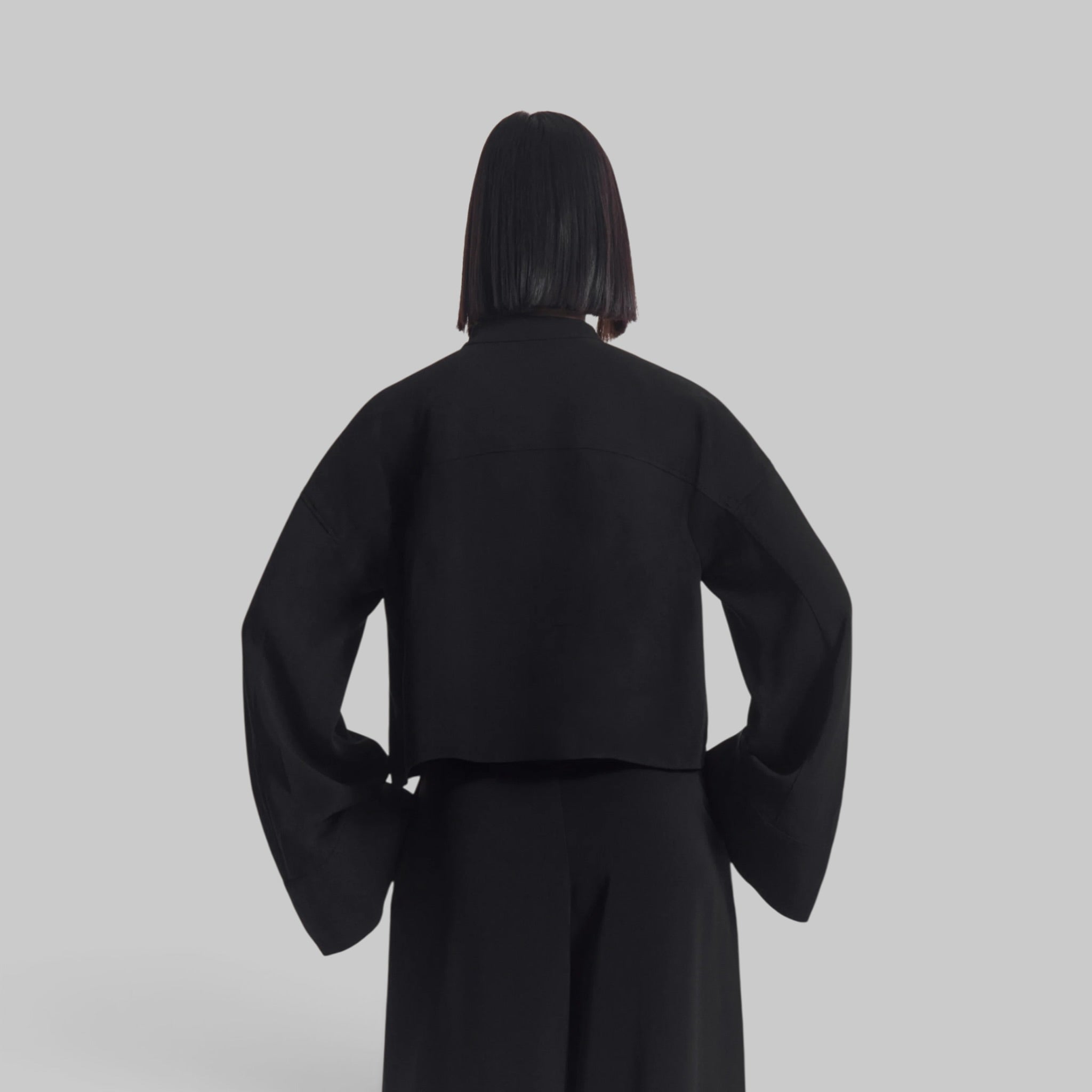 Bell Sleeve Shirt by CO, styled view
