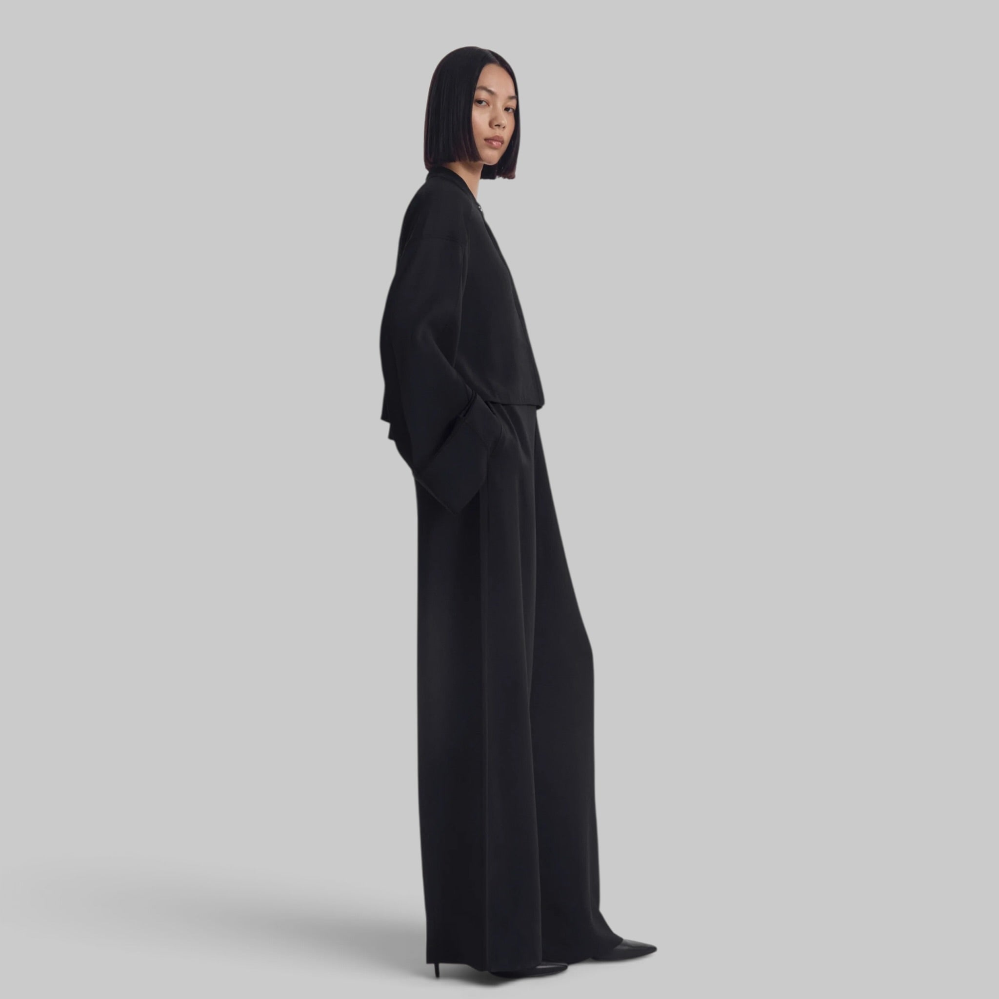 Wide Leg Trouser by CO, detail view