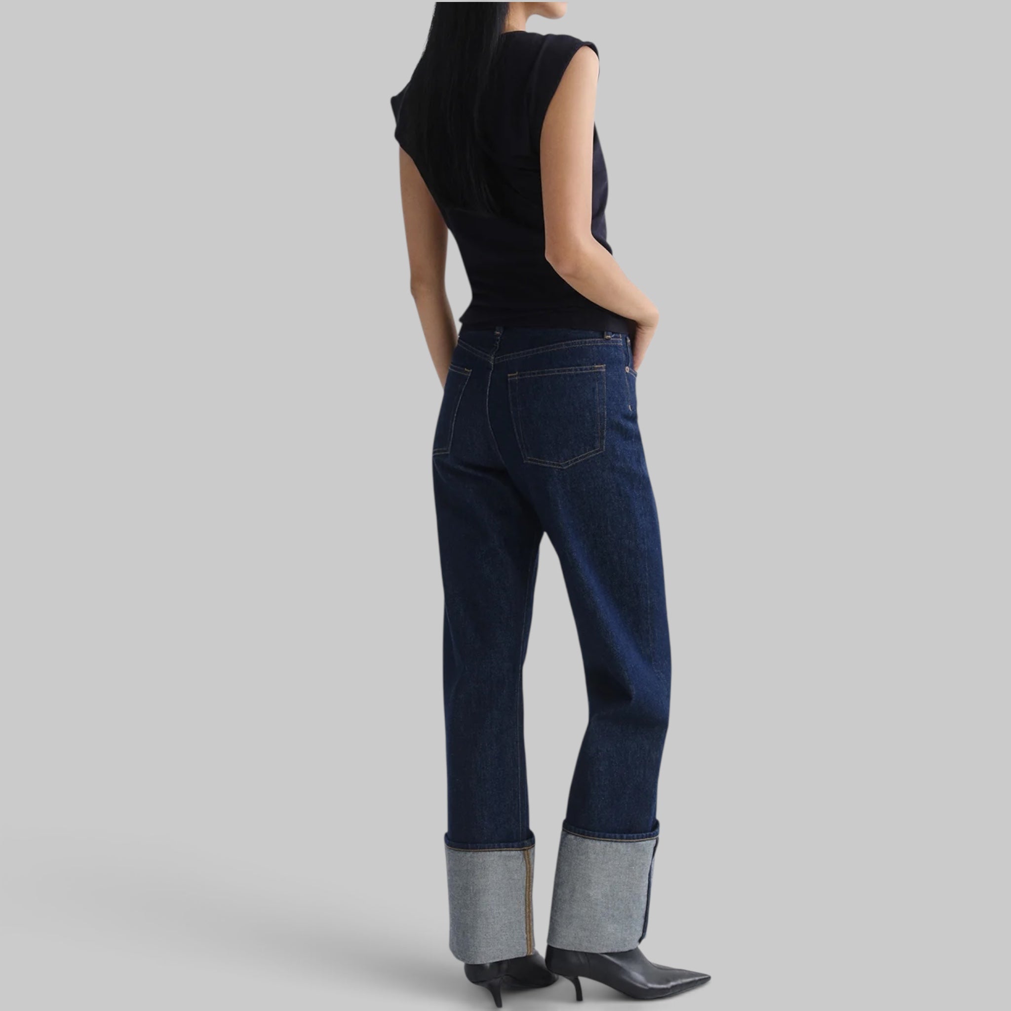 Big Cuff Jean by AGOLDE, back view