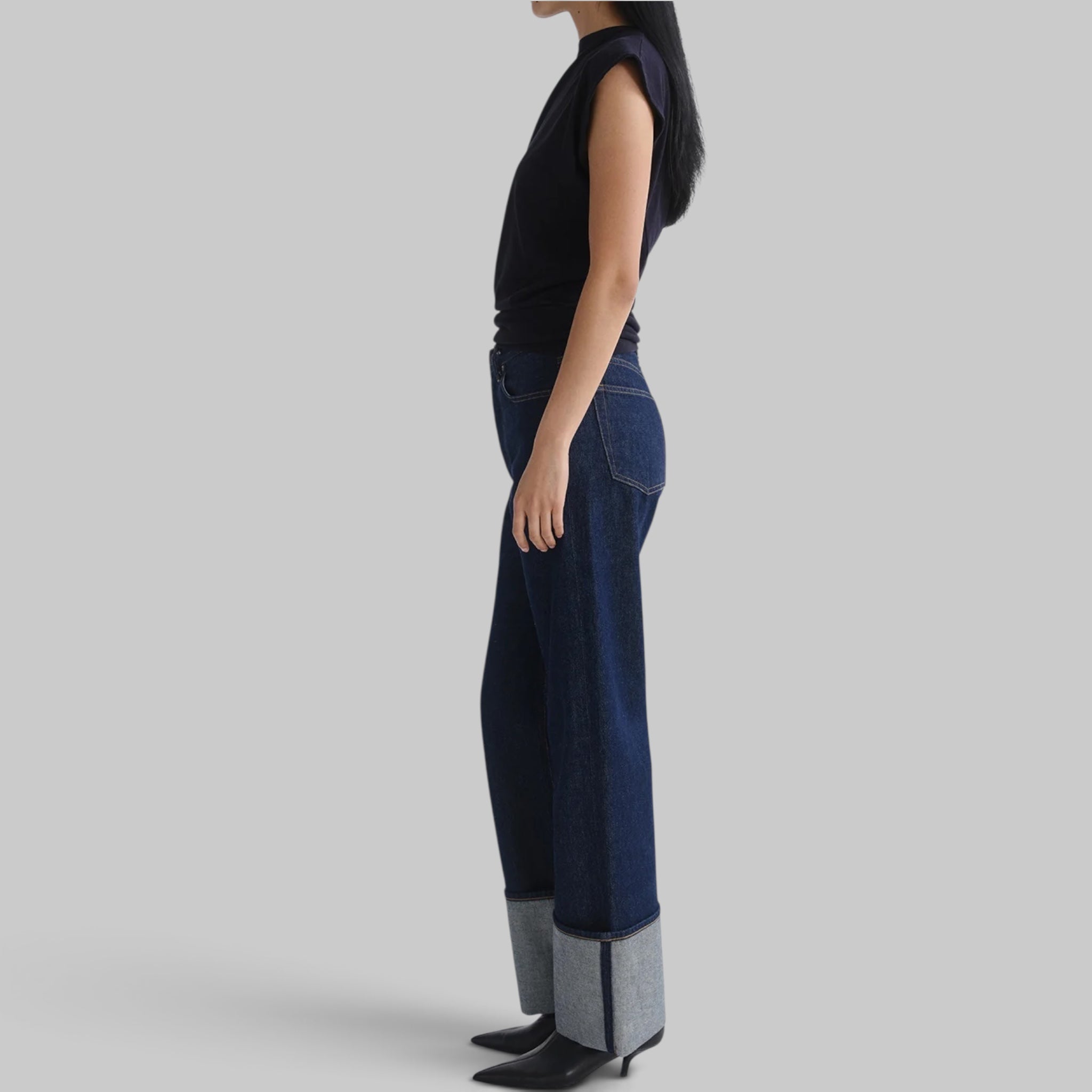 Big Cuff Jean by AGOLDE, side view
