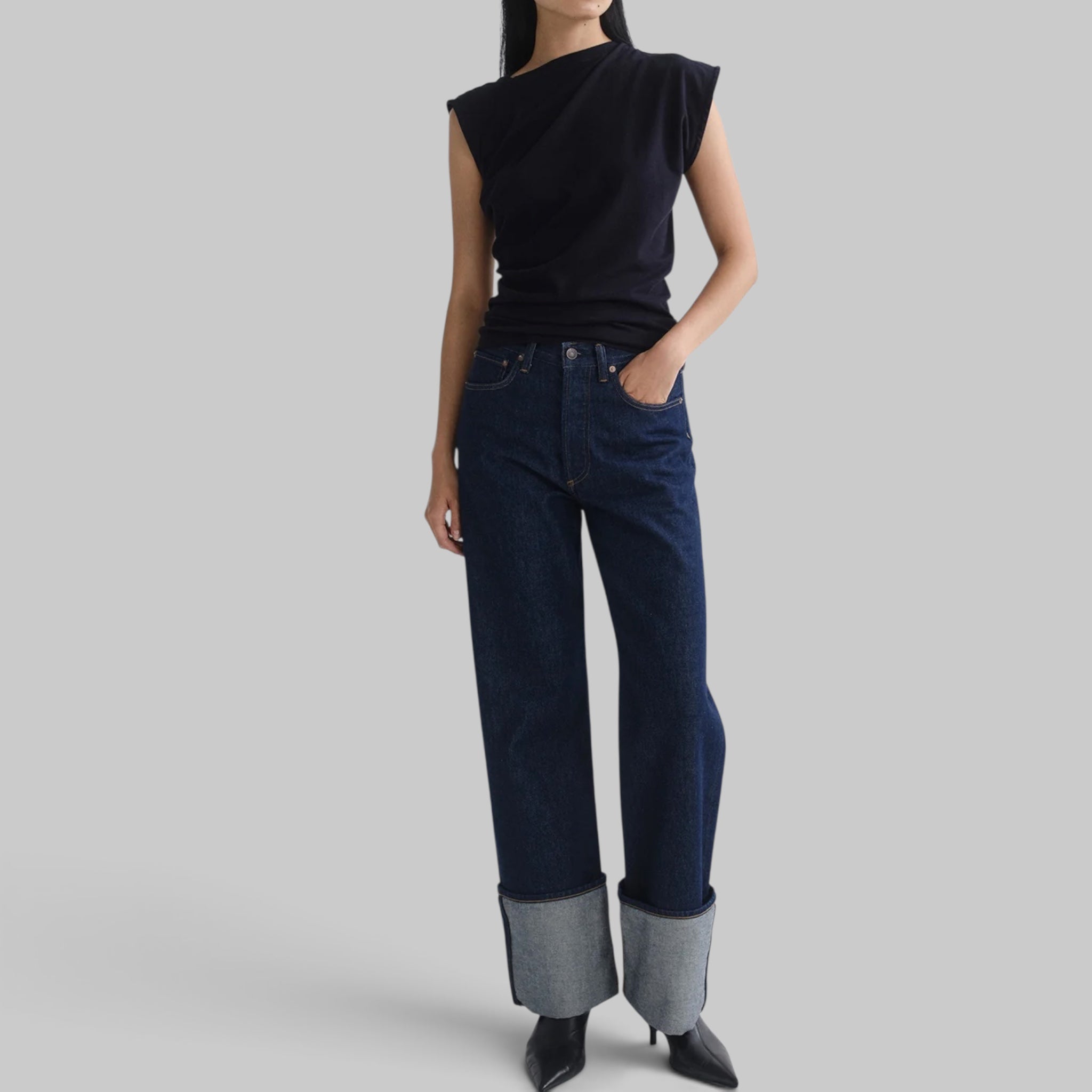 Big Cuff Jean by AGOLDE, detail view
