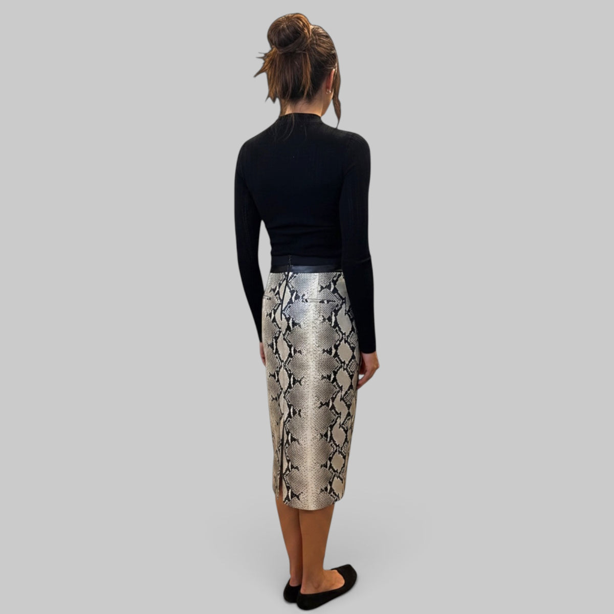 Blocked Pencil Skirt in Python by Maria McManus, alternate view