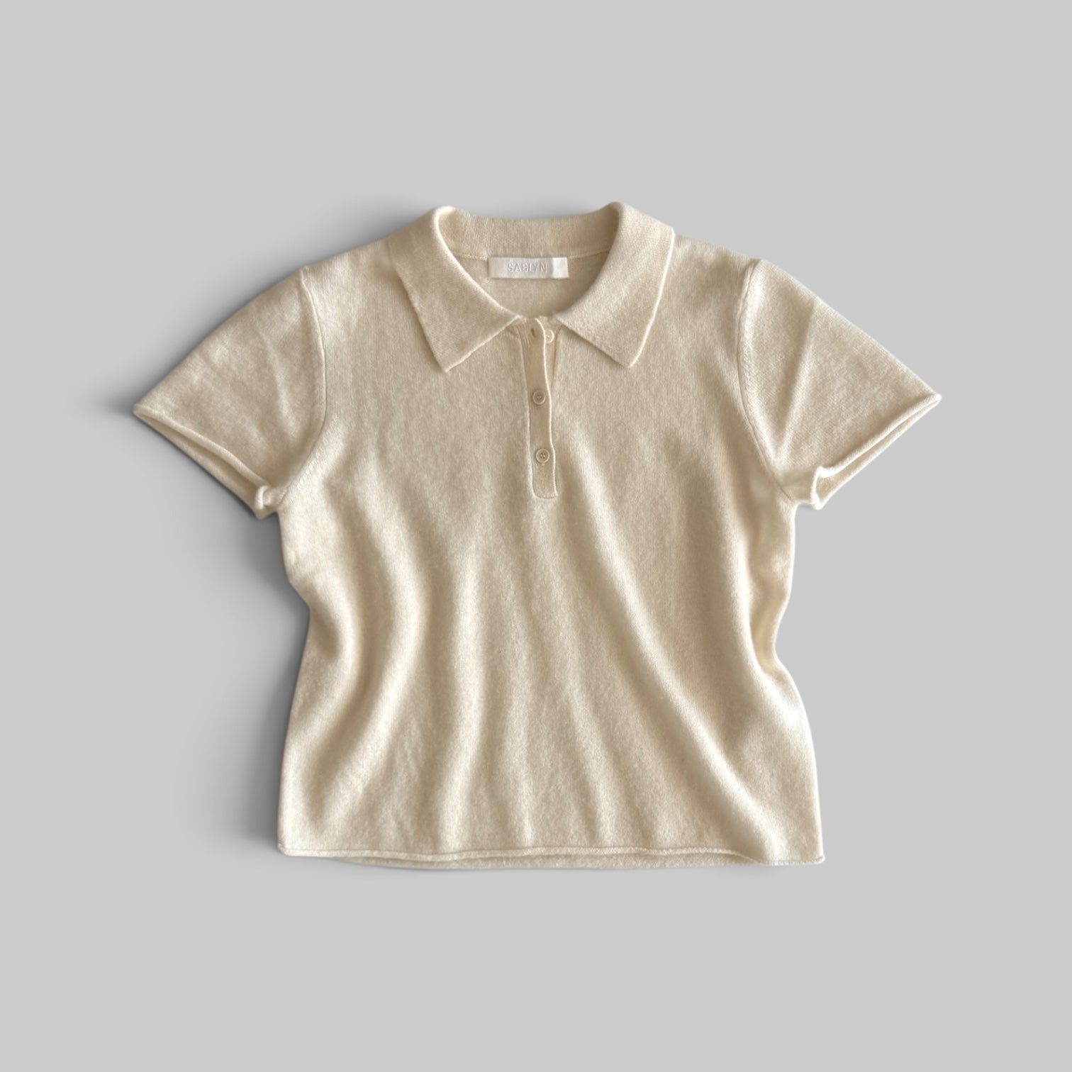 Rita Shrunken SS Polo by Sablyn in Cinnabar