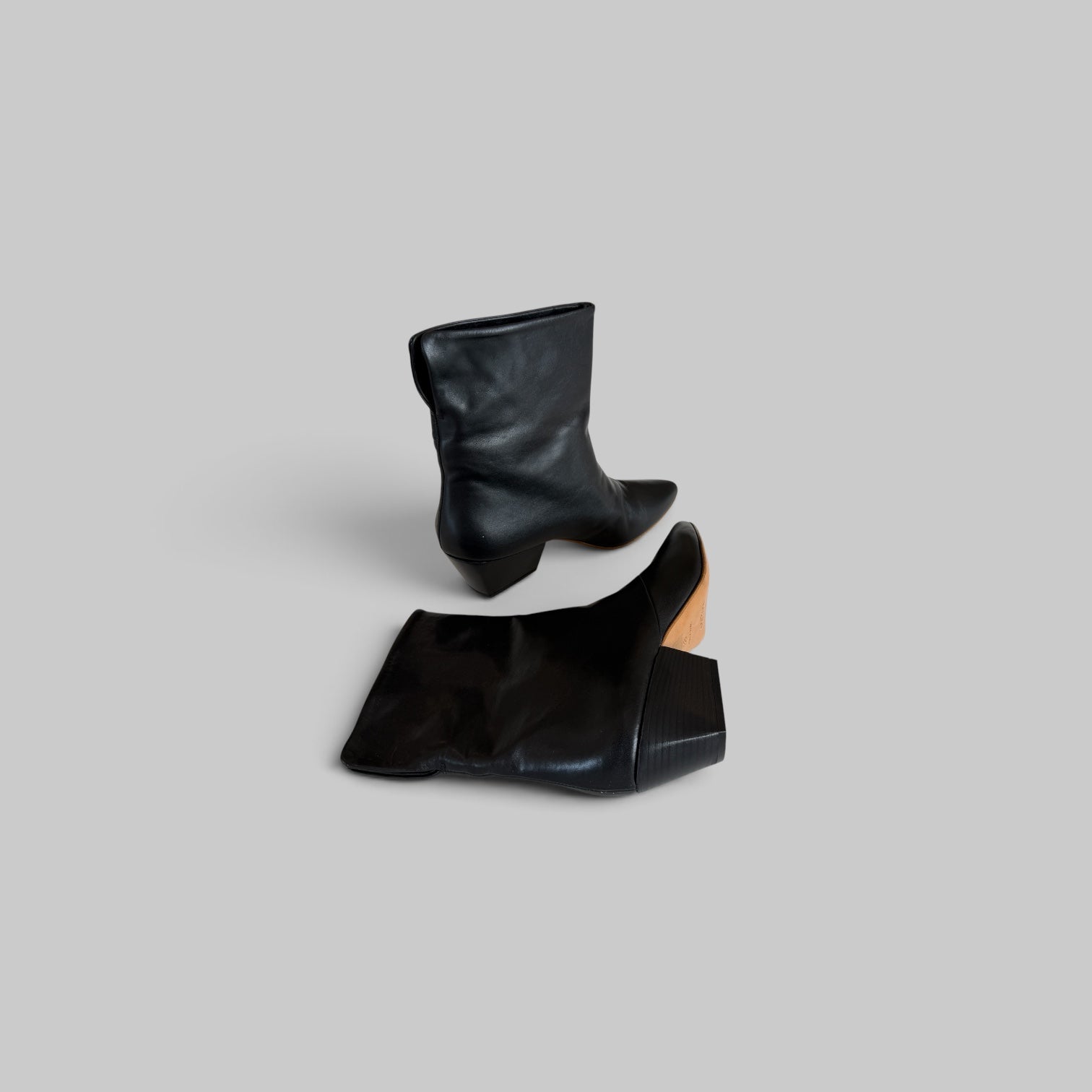 Leather Ankle Boots by Forte Forte, detail view