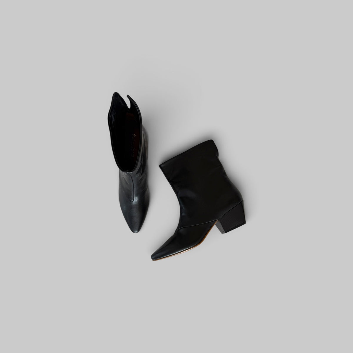 Leather Ankle Boots by Forte Forte, side view