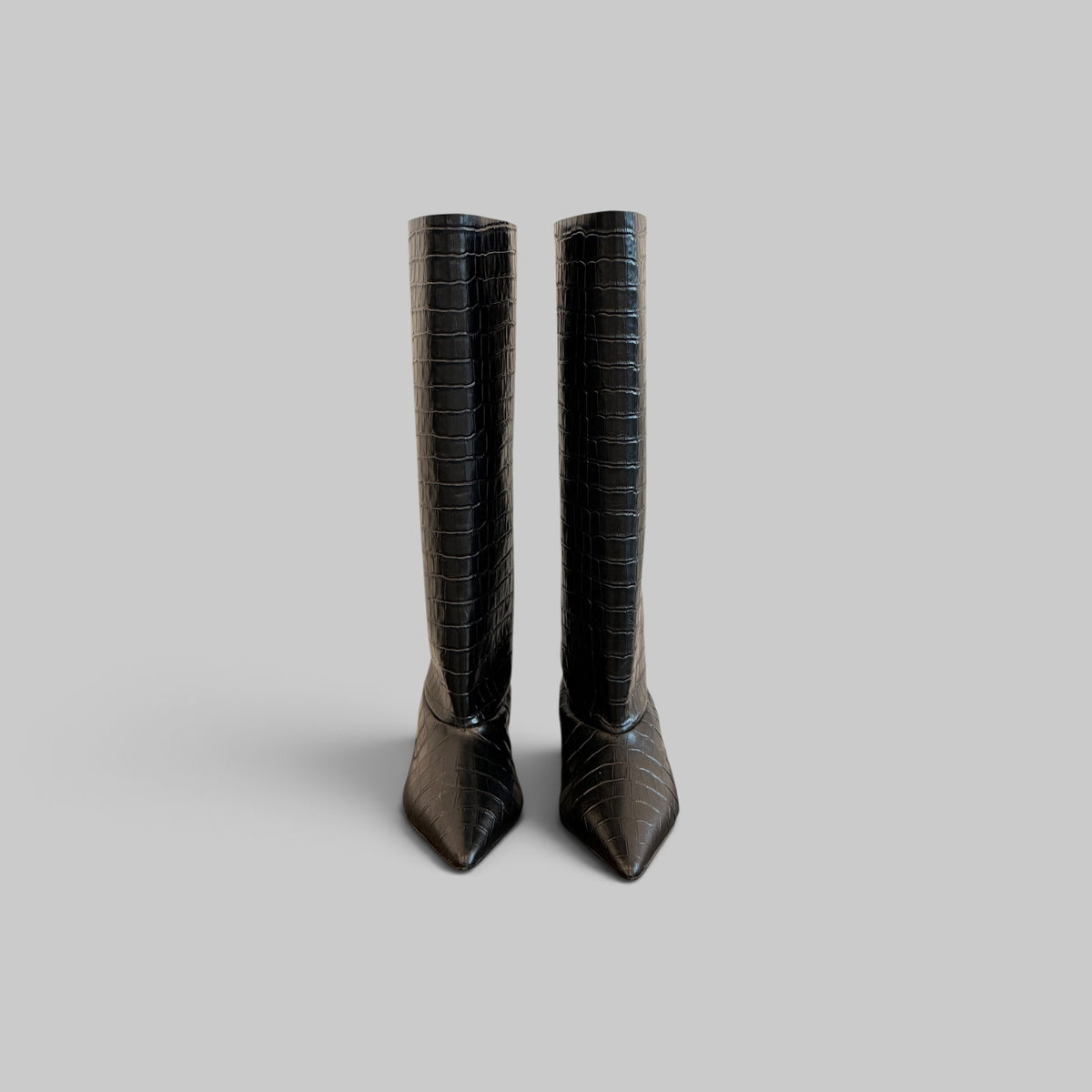 Gigi Croco Boots by The Garment x Tomorrow, detail view