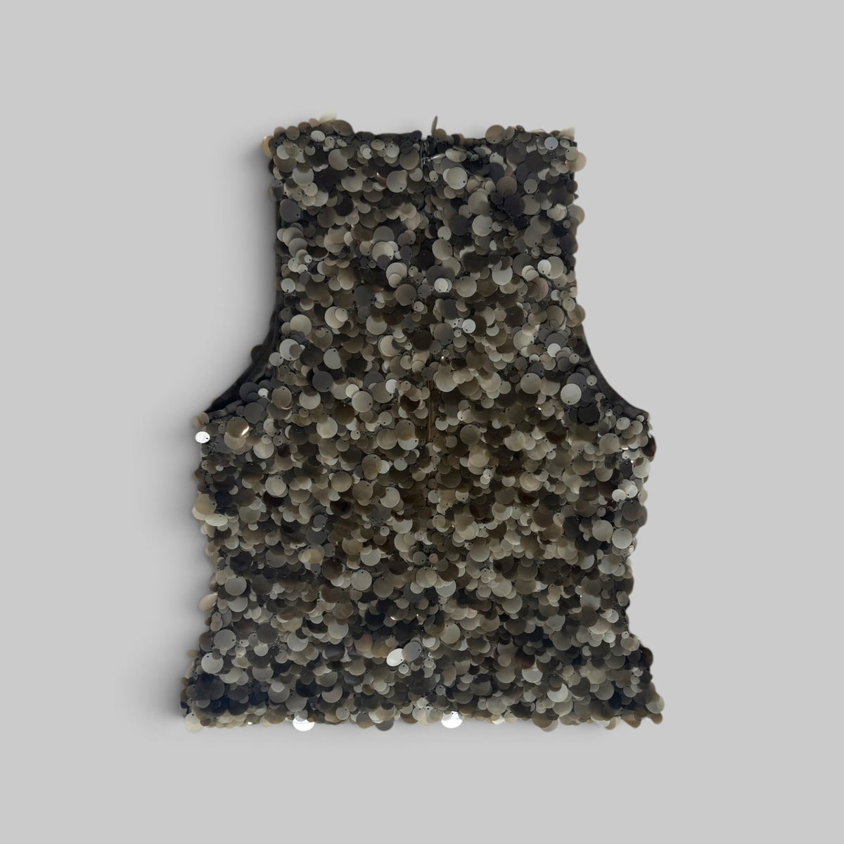 Cara Cara Senza Top in Taupe Palette Sequin — detail
